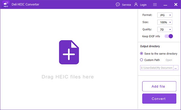 DELI HEIC Converter