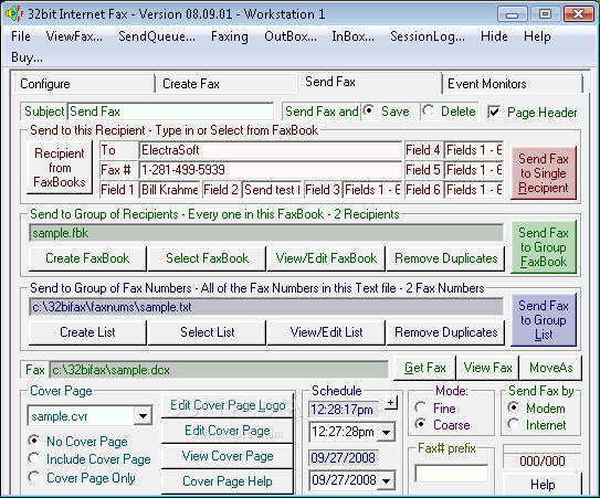 32bit Internet Fax